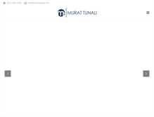 Tablet Screenshot of murattunali.com